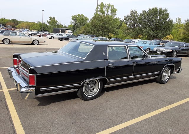 1979 Lincoln Continental Town Car rear three quarter