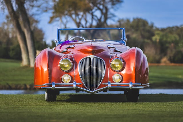 1947 Delahaye 135 MS Figoni et Falaschi Narval Cabriolet Wins Best in Show at 2024 Amelia Concours D’Elegance