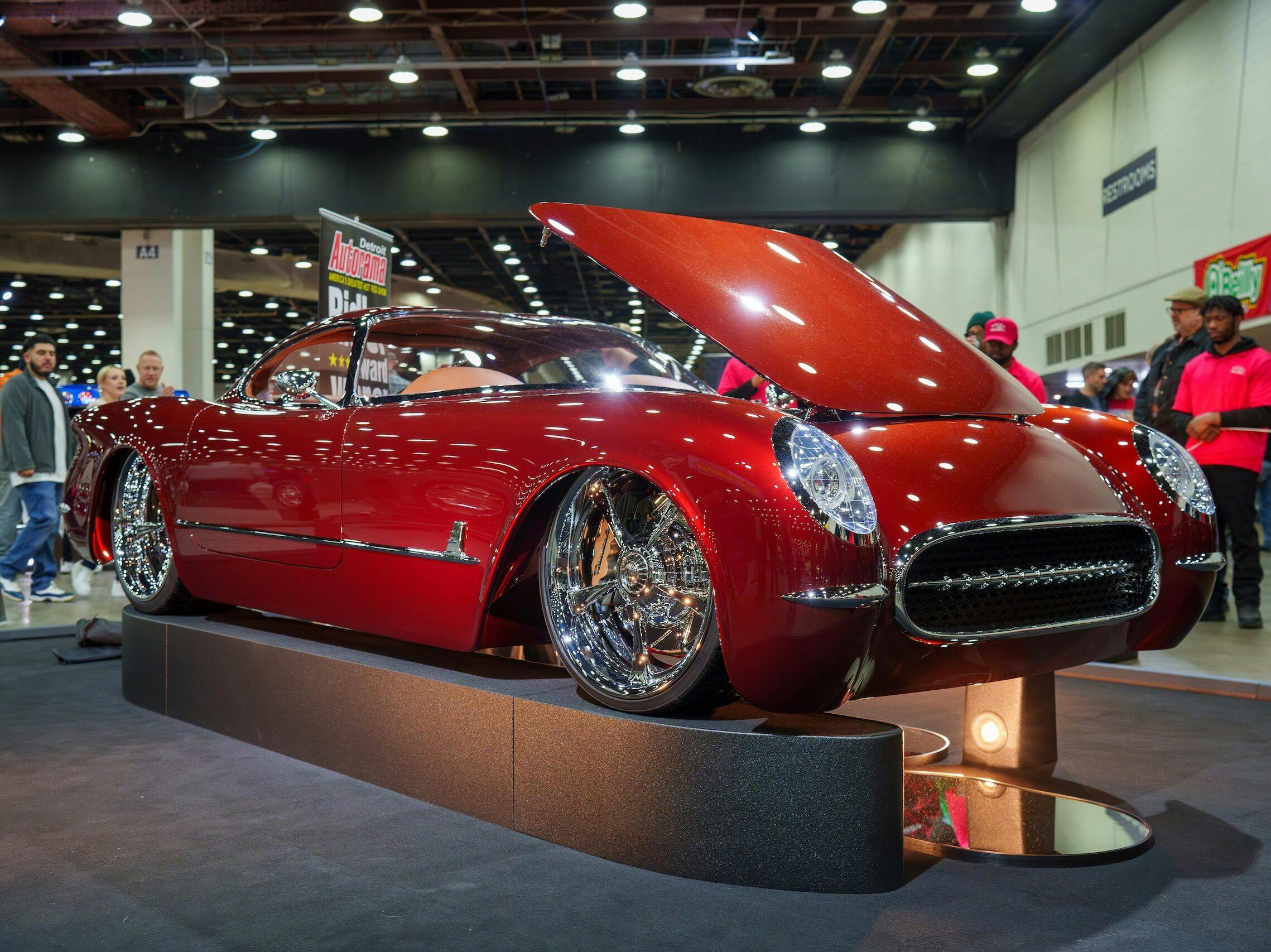 2024 Ridler Winner: Dave and Tracey Maxwell's “TwelveAir” '53 Corvette  Corvair Concept - Hagerty Media