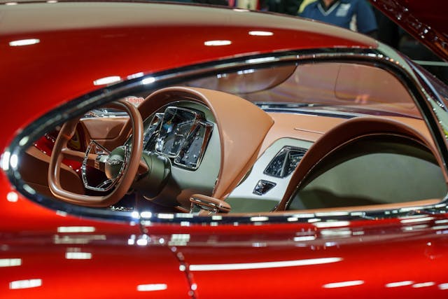 1953 Corvette Coupe TwelveAir 2024 Ridler winner interior