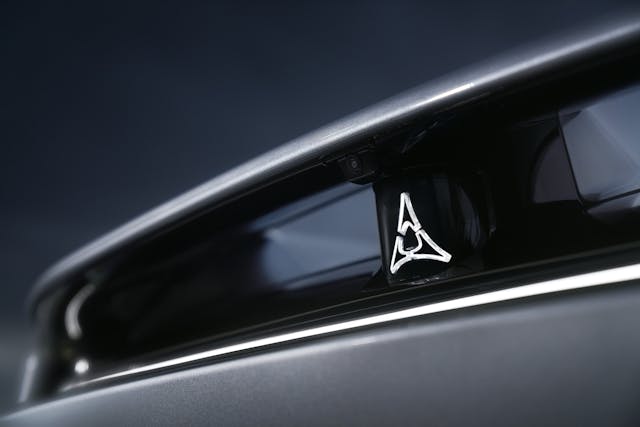 2024 Dodge Charger Daytona Scat Pack white LED front light bar and logo