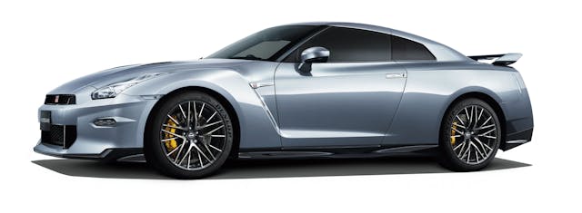 2025 Japanese-Market Nissan GT-R exterior side profile silver