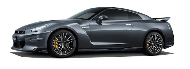 2025 Japanese-Market Nissan GT-R exterior side profile gray