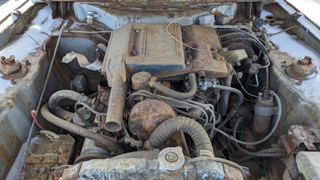 Ford Capri engine bay