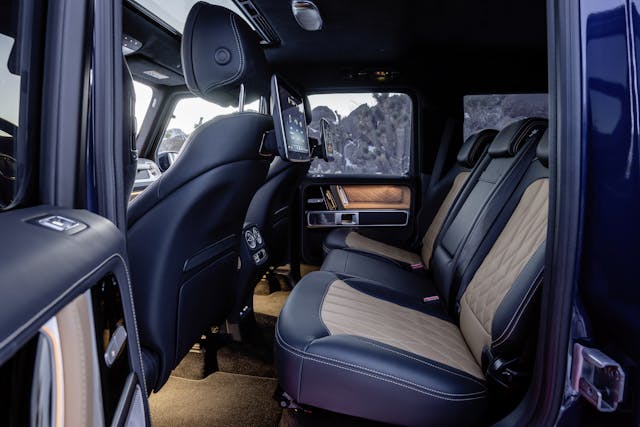 2025 Mercedes-Benz G 550 interior rear seat entertainment