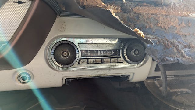 Edsel Citation interior dash radio