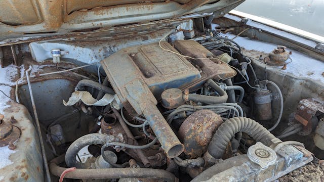 Ford Capri engine bay