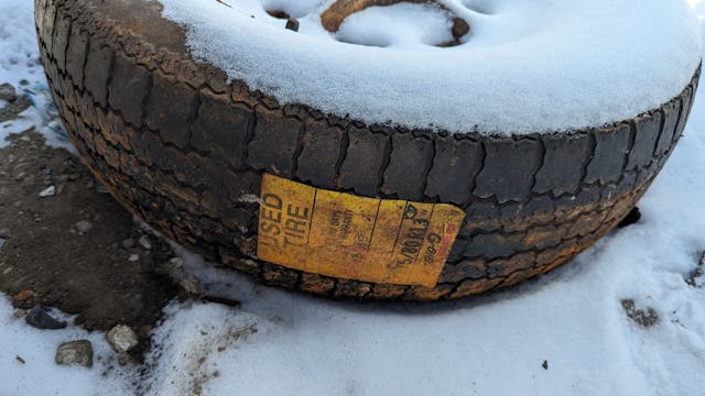 Ford Capri tire sticker