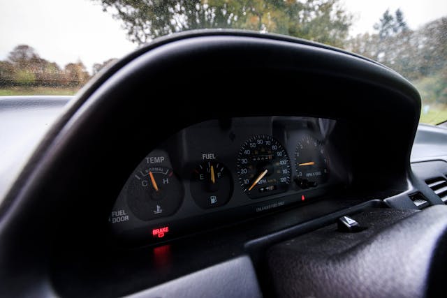 1994 Ford Escort LX interior dash gauges