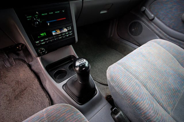 1994 Ford Escort LX interior manual shifter