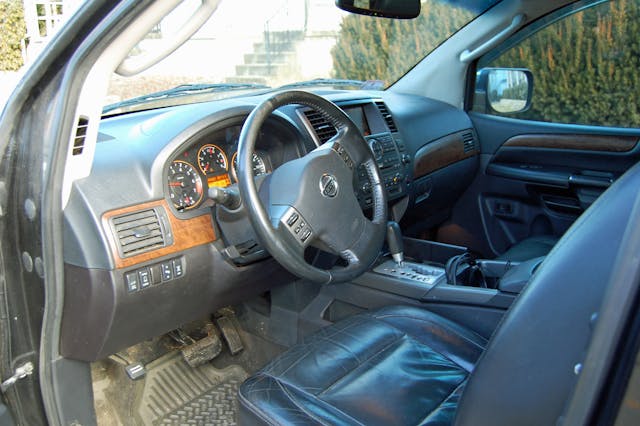 Nissan Armada used suv fixes interior driver side cockpit