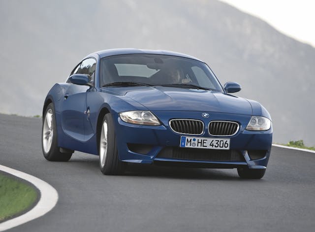 2006 BMW Z4 M Coupe front cornering action
