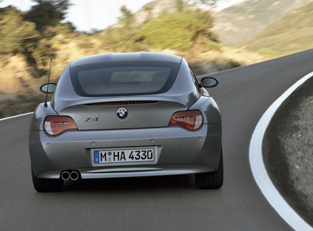 2006 BMW Z4 Coupe rear cornering action