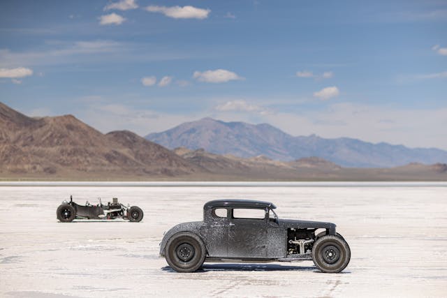 Ben Smith 1931 Ford Model A coupe MOdel T Roadster Bonneville
