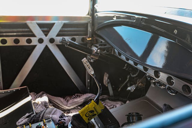 Ben Smith 1931 Ford Model A coupe interior Bonneville