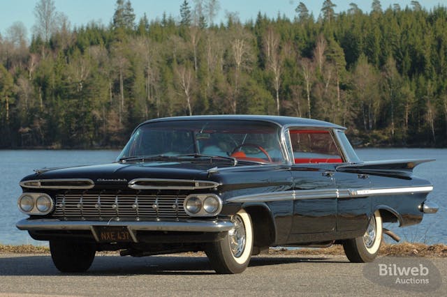 sweden 1959 chevrolet impala sedan