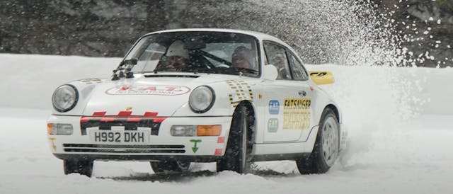 Catchpole-FAT-Ice-Race porsche front three quarter