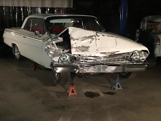 oma's ss mickey york autorama 2024 detroit 1962 Impala SS crash