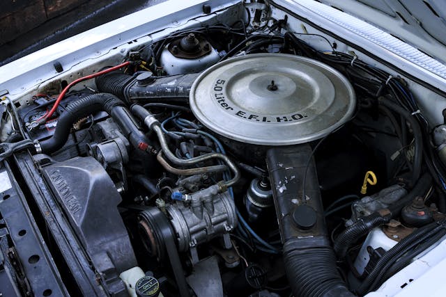 1985 Fox Body Ford Mustang LTD SSP engine