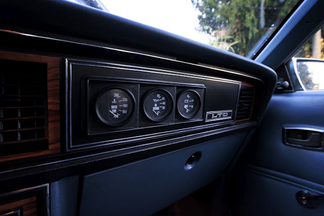 1985 Fox Body Ford Mustang LTD SSP dash gauges passenger side