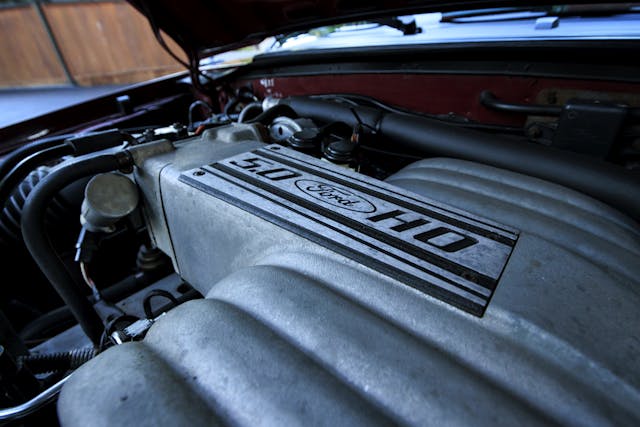 1988 Fox Body Ford Mustang SSP engine