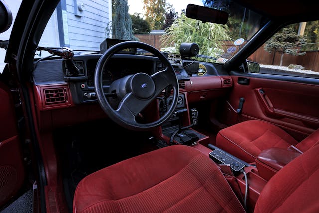 1988 Fox Body Ford Mustang SSP interior front full
