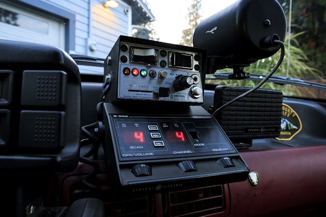 1988 Fox Body Ford Mustang SSP interior radar equipment