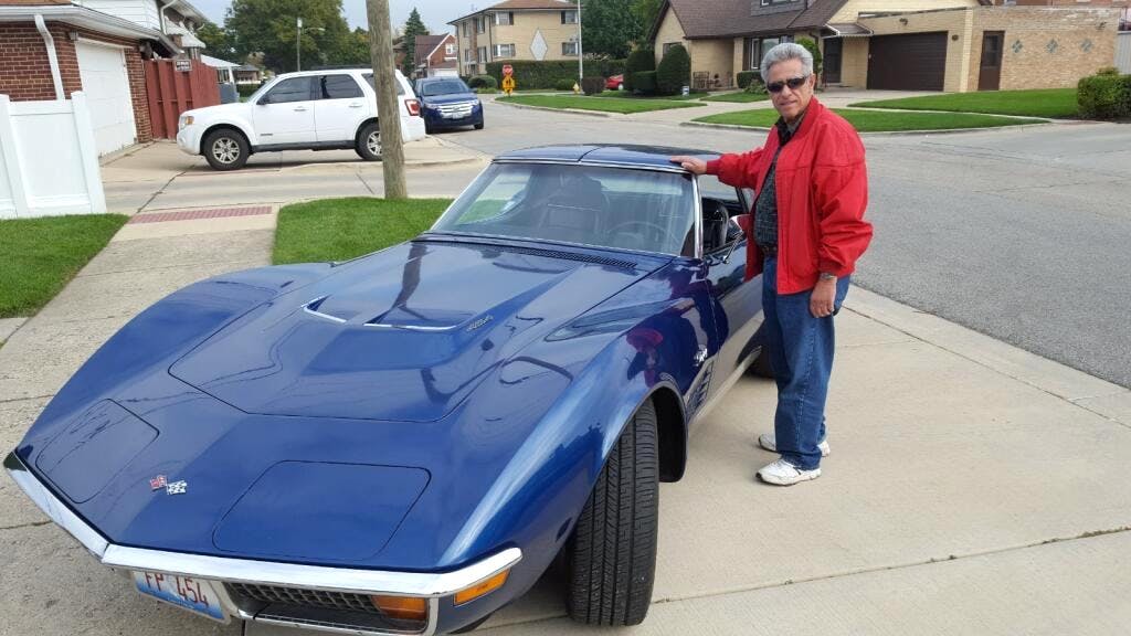 Frank Pope has owned his 1972 Corvette LS5 since new