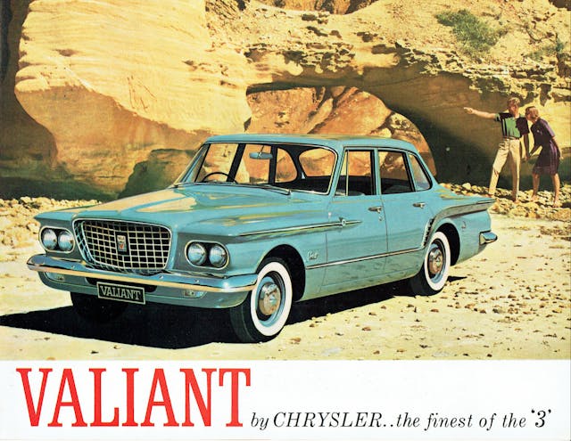 Chrysler Valiant sedan ad