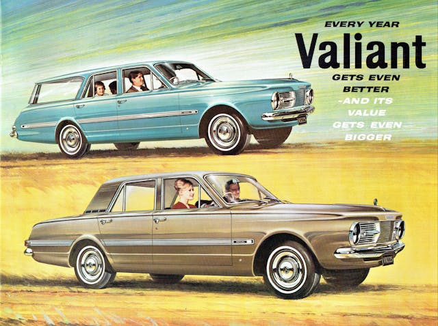 Chrysler Valiant sedan and wagon ad