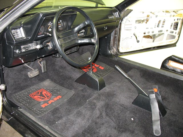 1984 Dodge Rampage interior no seats