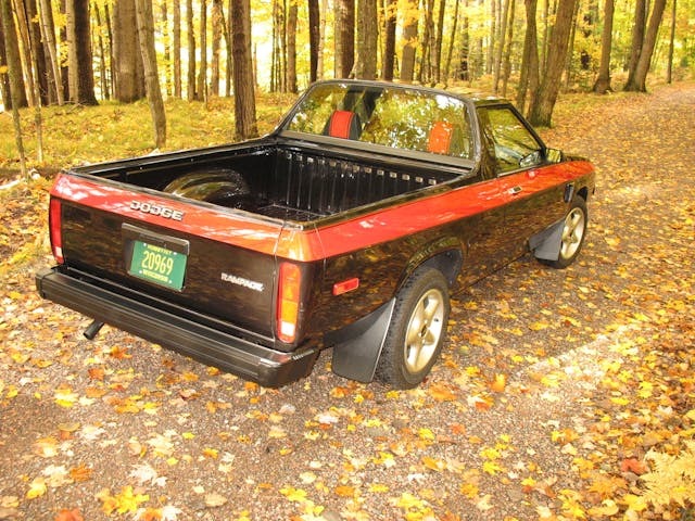 1984 Dodge Rampage rear 3/4