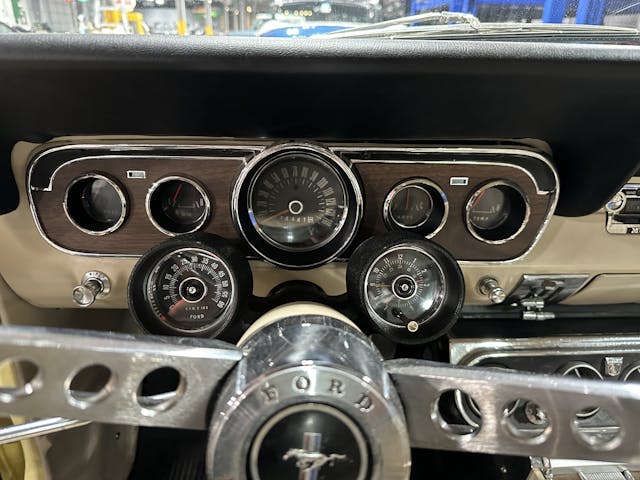 1966 Ford Mustang dashboard