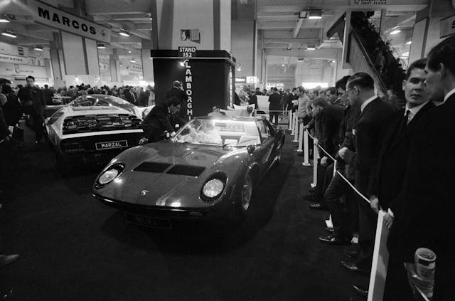 Lamborghini Miura Earls Court Motor Show 1967