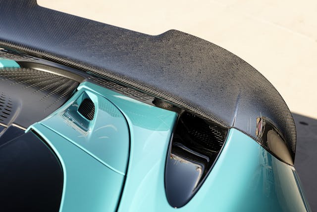 2024 McLaren 750S rear carbon fiber