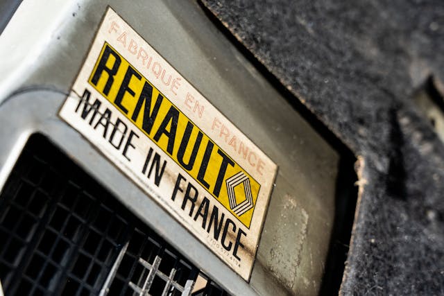 Renault R5 Le Car Made In France decal
