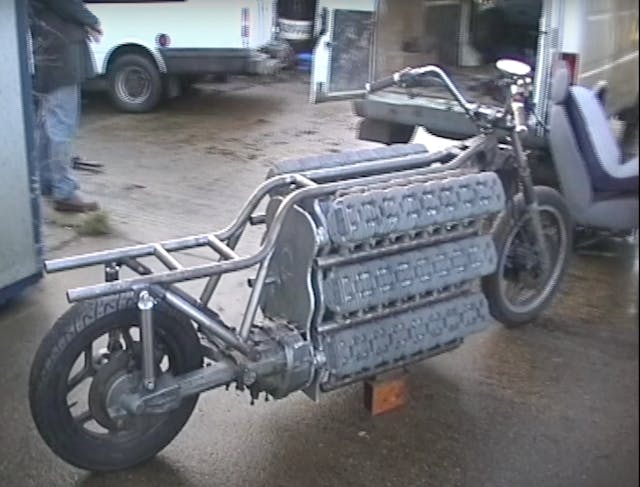 Whitelock 48 cylinder motorcycle in progress
