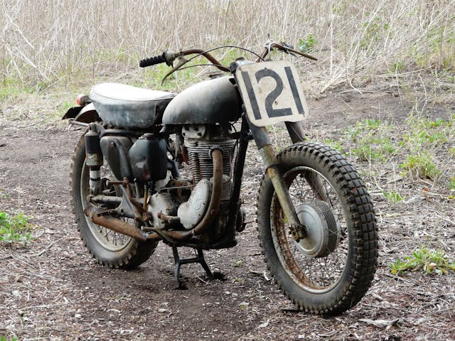 1955 Matchless G80 front 3/4