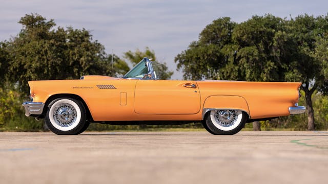 1957 Ford Thunderbird Coral Sand side profile