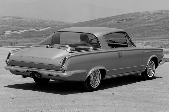 1964 Plymouth Barracuda rear three quarter