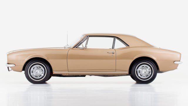 1967 Chevrolet Camaro First Gen Car side profile