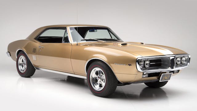 1967 Pontiac Firebird 400 gold