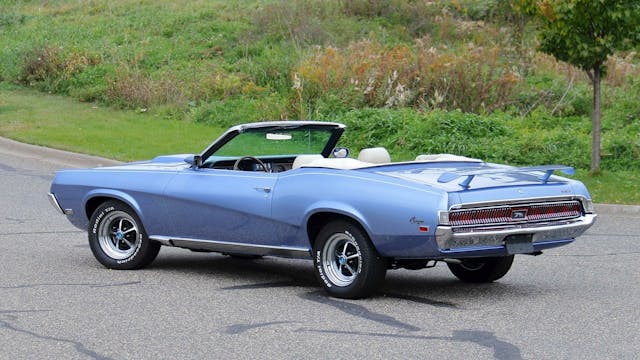 1969 Mercury Cougar XR-7 Convertible rear three quarter