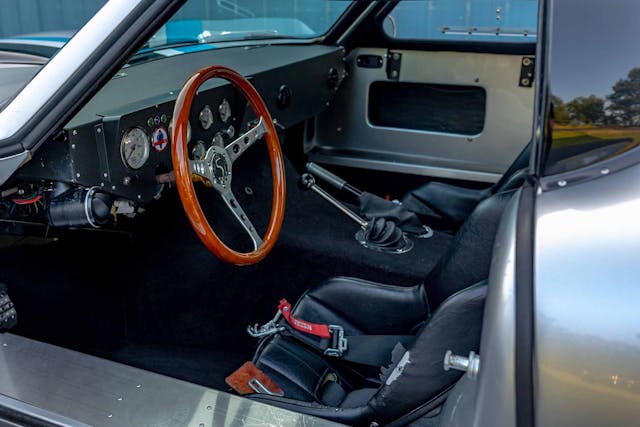 2016 Factory Five Type 65 interior steering wheel and shifter