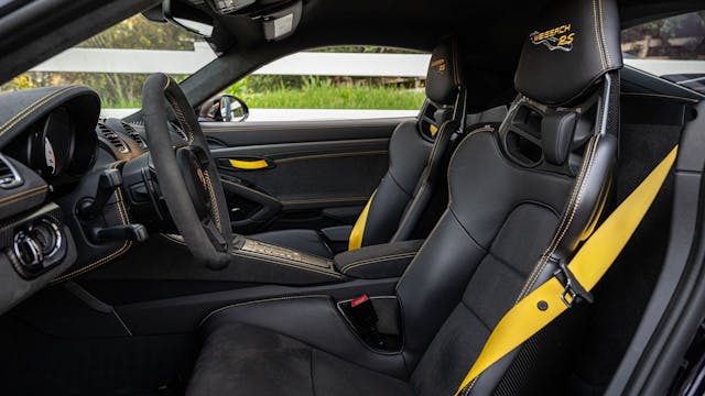 2023 Porsche 718 Cayman GT4 RS Weissach interior seats