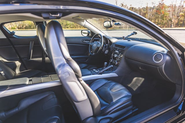 2004 Mazda RX-8 interior open doors wheel straight