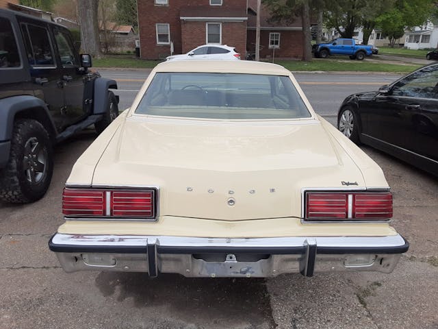 1979 Dodge Diplomat rear