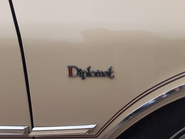 1979 Dodge Diplomat badge