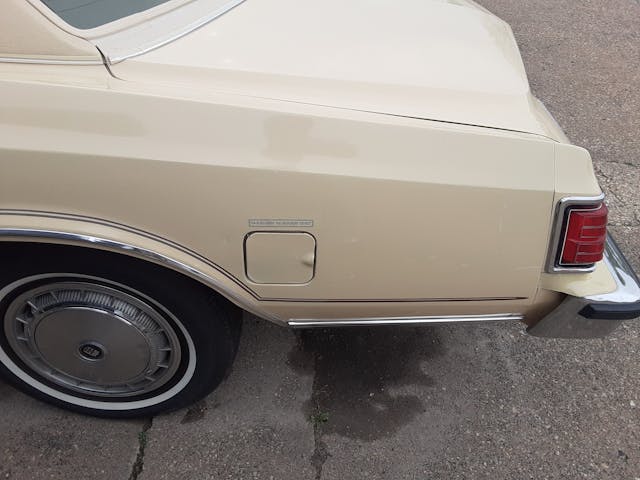 1979 Dodge Diplomat rear end side high angle