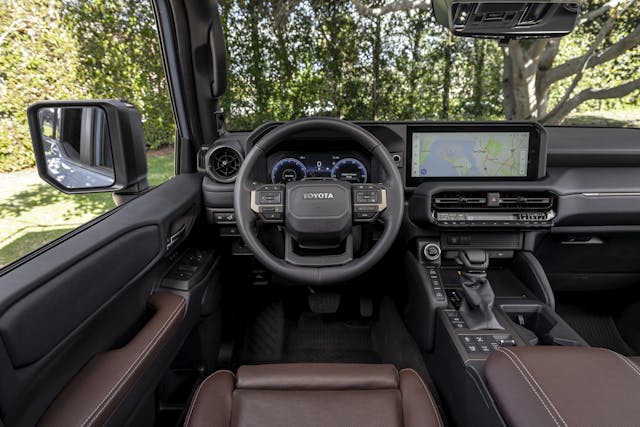 2024 Toyota Land Cruiser Java interior driver cockpit